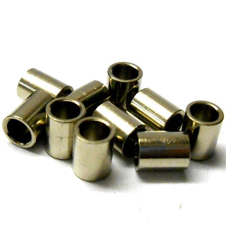 L4111 M3 3mm Screw Shield Silver Barrel Washer Shim x 10 5mm x 4mm