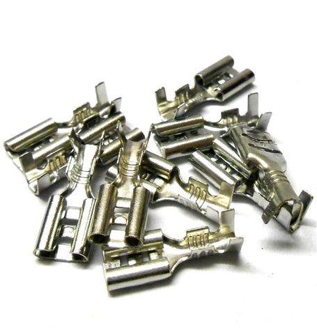 L4244 Motor Wire Connector Tin 6. 3B Silver x 10