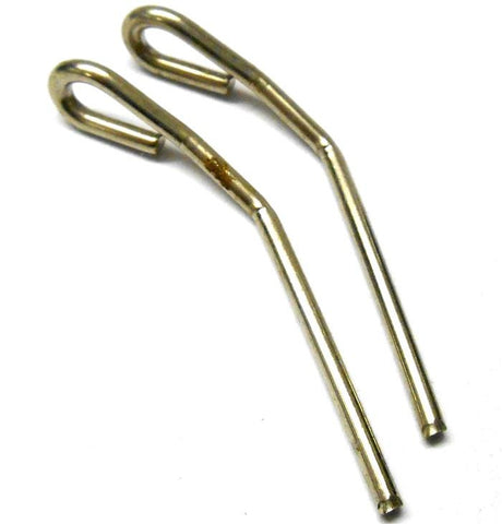 L4261 1/10 Scale Metal Silver Exhaust Muffler Pipe Holder Mount x 2 Custom Build
