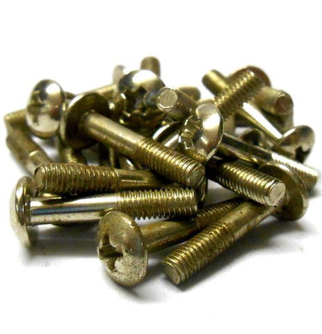 L4274 M3 3mm x 16mm Metric Button Screw x 20 Silver Cross Head