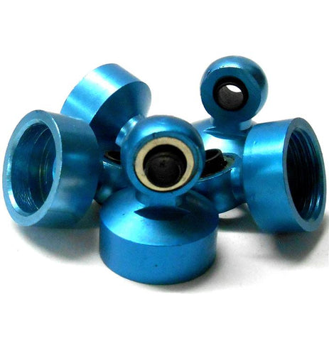 L6110 1/8 Scale Shock Absorber Damper Top Cap Seal Holder x 10 Light Blue