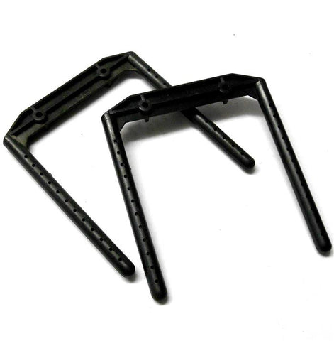 L9040 11294 1/10 Scale Front Body Posts Plastic Black x 2