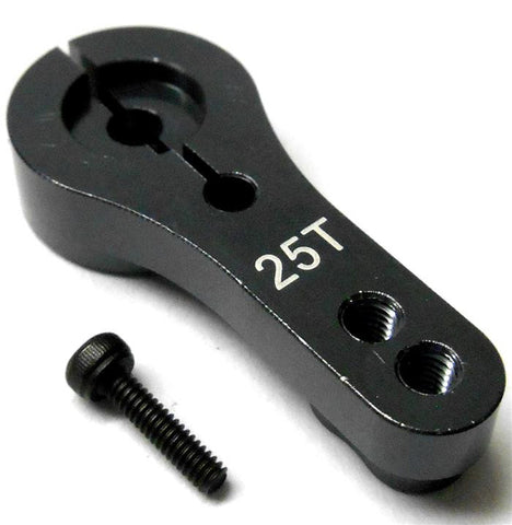 N10043T 1/10 1/8 Scale RC Steering Servo Horn Arm 25 Teeth Tooth 25T Titanium