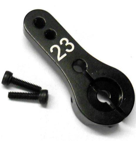 TC210 RC R/C 1 Point 1/10 1/8 Alloy Steering Servo Horn Arm Black 23T 23 Teeth