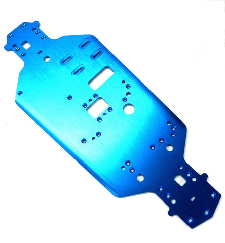 02001 Blue 1/10 Scale Alloy Aluminium Chassis Plate