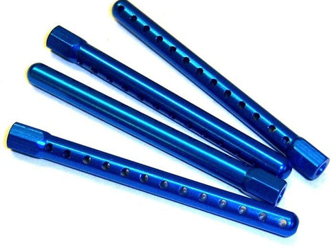 02144 122037 1/10 Scale RC Alloy Body Posts x 4 Blue