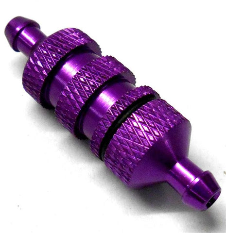 02156 Aluminium Fuel Filter - Fits All Models - Purple