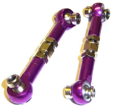 02157 102017 1/10 RC Alloy Link Arm 2 Purple 40mm long