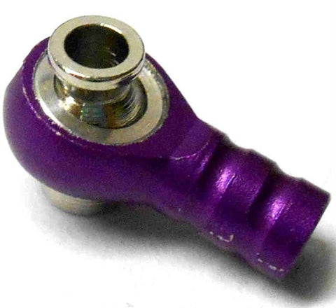 02157 102017 1/10 Alloy Track Rod End Purple x 1 Clockwise Right hand Thread M3