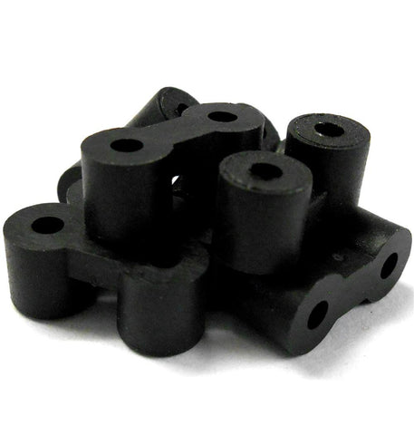 02183 1/10 Scale Plastic Servo Fixing Bracket Fittings x 8 HSP