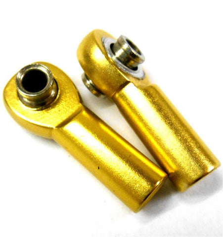 06048 106017 1/10 Alloy Track Rods Ends RC Nitro Gold Left Right 1 Set M4