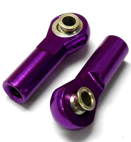 06048 106017 1/10 Aluminium Track Rods Ends x2 RC Nitro Purple