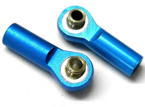 06048 106017 1/10 Aluminium Track Rods Ends x2 RC Nitro Blue