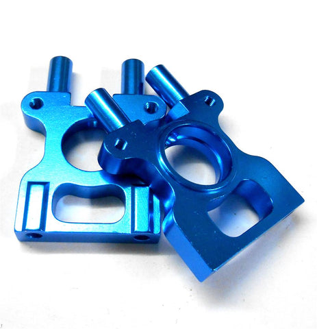 081025 Alloy Light Blue Gearbox Wall Mounts Left and Right 1 Set 1/8