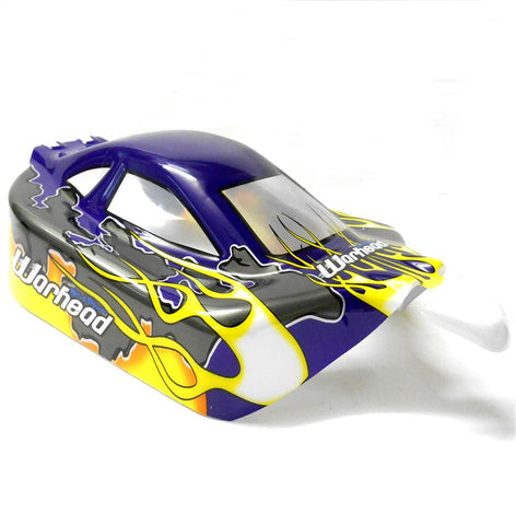 06027 10074 Off Road Nitro RC 1/10 Buggy Body Shell Purple Flame Cut