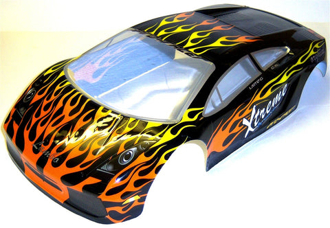10110 1/10 Scale Drift Touring Car Body Cover Shell RC Black Cut