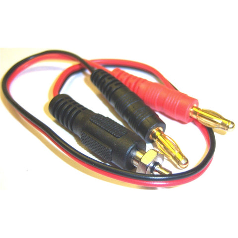 DYS RC Glow Starter Start Charging Cable Banana Connectors