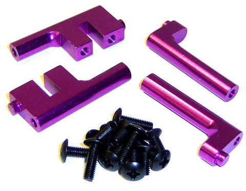 102003 Aluminium Anodised Purple Radio Tray Posts x 2