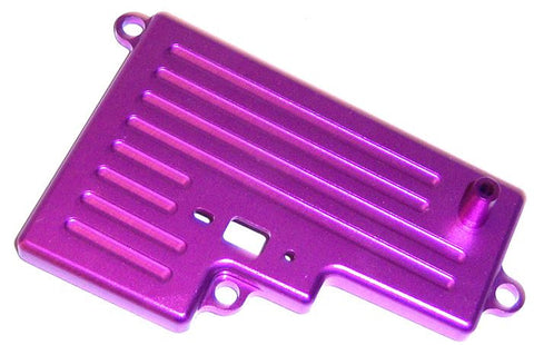 102064 1/10 Alloy Battery Case Top Cover Purple HSP x 1