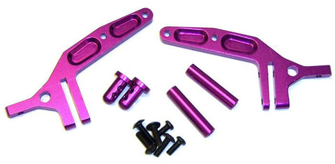 106044 1/10 Alloy Spoiler Wing Stay Holder Purple HSP