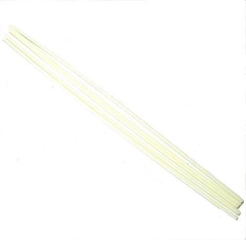 11310 RC Buggy Plastic Antenna Pipe Tube x 5 White to fit Receiver Wire