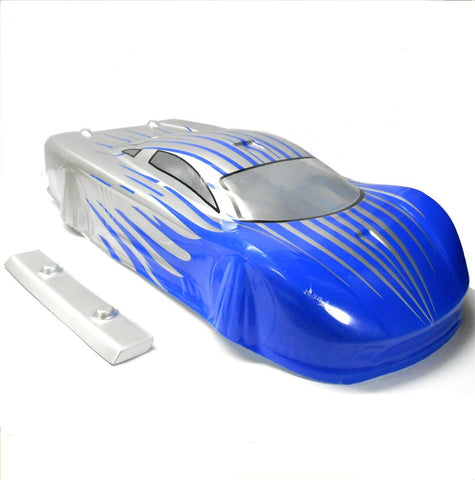 12203 1/10 Scale Drift Touring Car Body Cover Shell RC Blue V2 Uncut