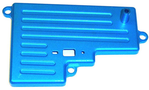 122064 1/10 Alloy Battery Case Top Cover Blue HSP x 1