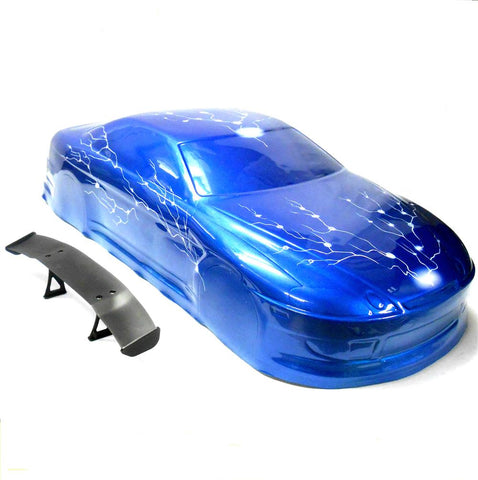 12301 1/10 Scale Drift Touring Car Body Cover Shell RC Blue Uncut