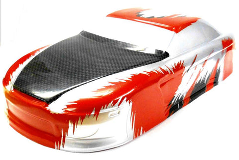 12304 1/10 Scale Drift Touring Car Body Cover Shell RC Red Uncut