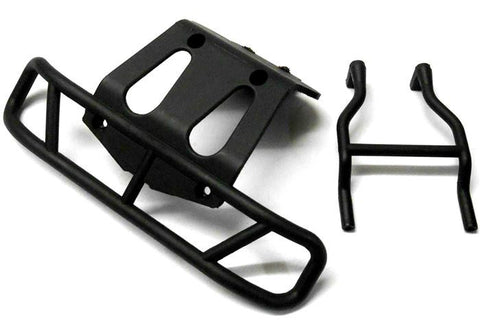 15504 1/10 Scale Black Plastic Front Bumper Set Hi Speed