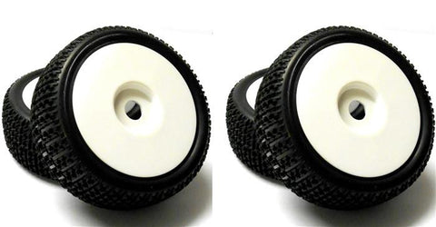 180108 1/8 Scale Off Road Buggy RC Wheels and Tyres Disc White x 4