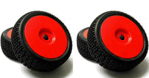 180112 1/8 Scale Off Road Buggy RC Wheels and Tyres Disc Red x 4