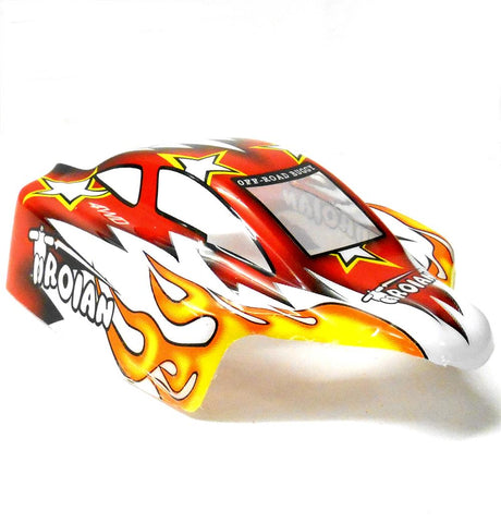 18502 Off Road Nitro RC 1/16 Scale Buggy Body Shell Red Cut