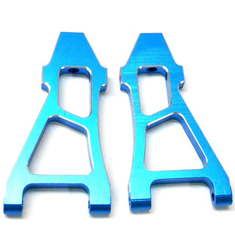 08037b 188019 1/10 Alloy Front Lower Arm x2 Blue HSP