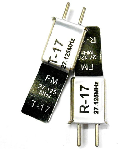 RC Remote Control 27 MHZ 27.125 FM Crystal TX & RX