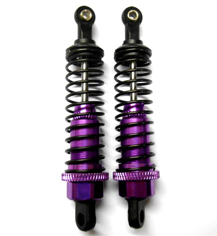 285004P 1/16 Scale Buggy Monster Truck Shock Absorber Alloy 65mm Long Purple x 2