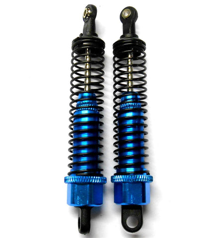 286004B 1/16 Scale Buggy Monster Truck Shock Absorber Alloy 80mm Long Blue x 2