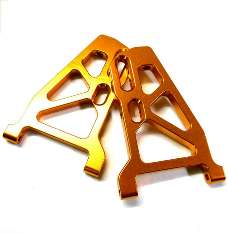 513007 1/10 Off Road Truck RC Alloy Front Lower Suspension Arm Orange