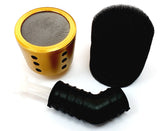 51710A 1/10 Alloy Taper RC Nitro Engine Air Filter Gold