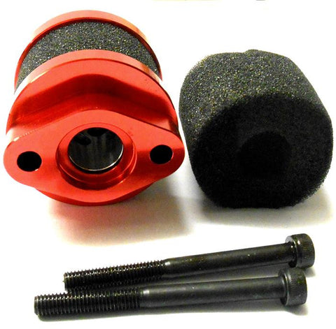 51715R Red Open Alloy RC Petrol Air Filter Sponge 1/5