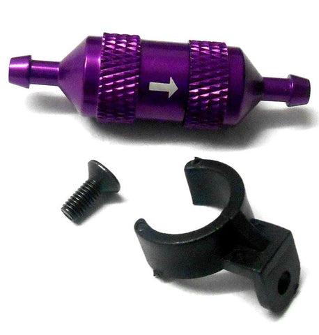 51758P Purple Alloy Glow Nitro Oil Fuel Filter Copper