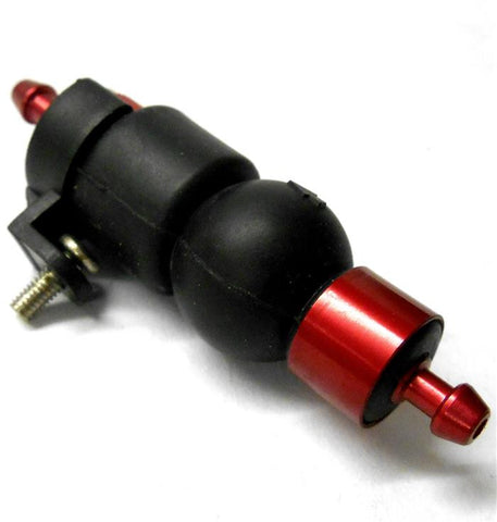 51759R RC Red Alloy Glow Nitro Oil Fuel Filter w Pump 1/10 Scale