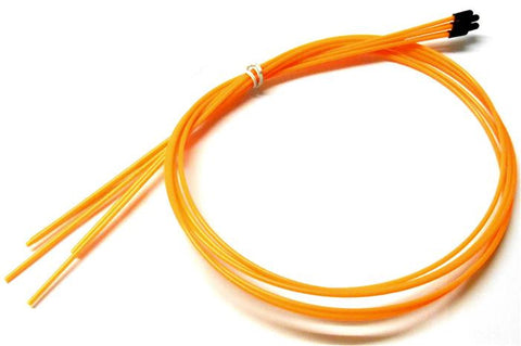 56412O RC Receiver Wire Antenna Pipe with Caps 5 Fluorescent Orange 1000mm Long