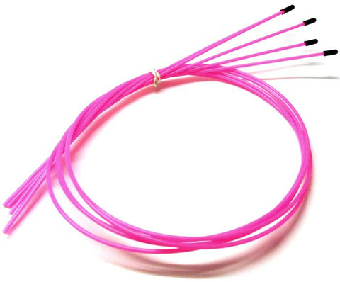 56412P RC Receiver Wire Antenna Pipe with Caps 5 Fluorescent Pink 1000mm Long