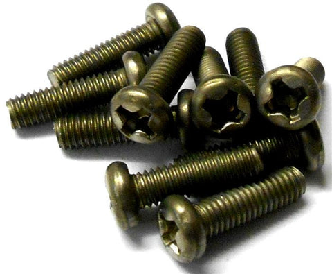 57710P 3mm x 10mm Titanium Button Head Philip Screws 10