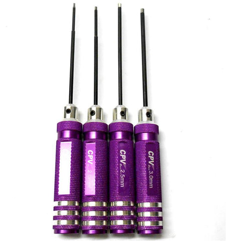 60119P Purple Hexagon Wrench Set Hex Keys 1.5mm 2.0mm 2.5mm 3.0mm 2mm 3mm