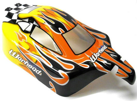 06027 66001  Off Road Nitro RC 1/10 Buggy Body Shell Flame V3 Cut