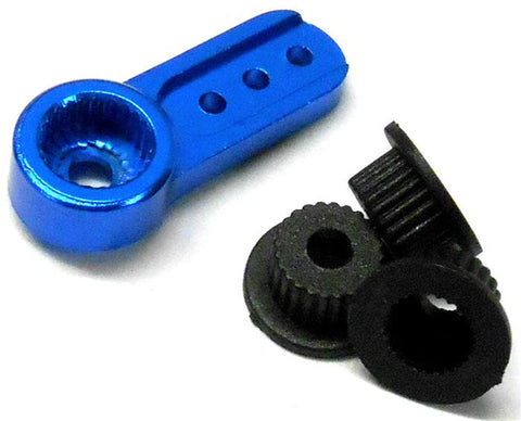 80238 RC R/C 1 Point 1/10 Scale Alloy Steering Servo Horn Arm Blue 23T 24T 25T