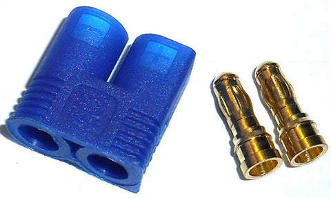 8033 RC EC3 Dev & Batt 3.5mm Male Connector Plug Blue x 1