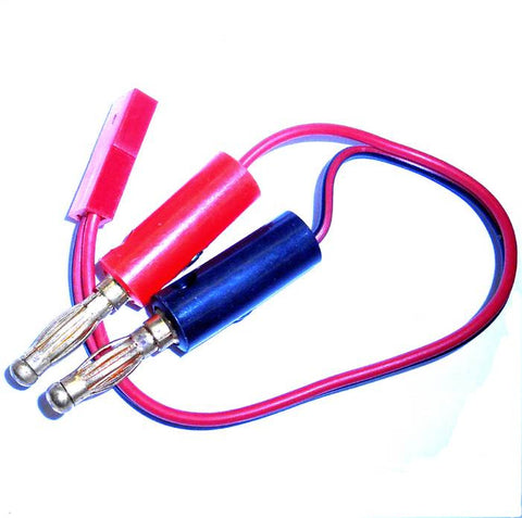 8051 Female JST to 4mm Banana Plug 22AWG Charge Harness
